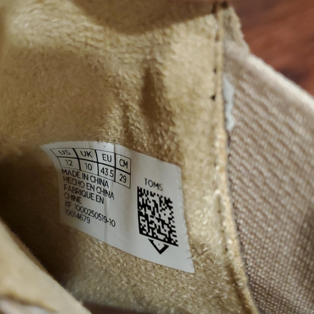 TOMS wedge booties, NWT, S 12 - Picture 8 of 9